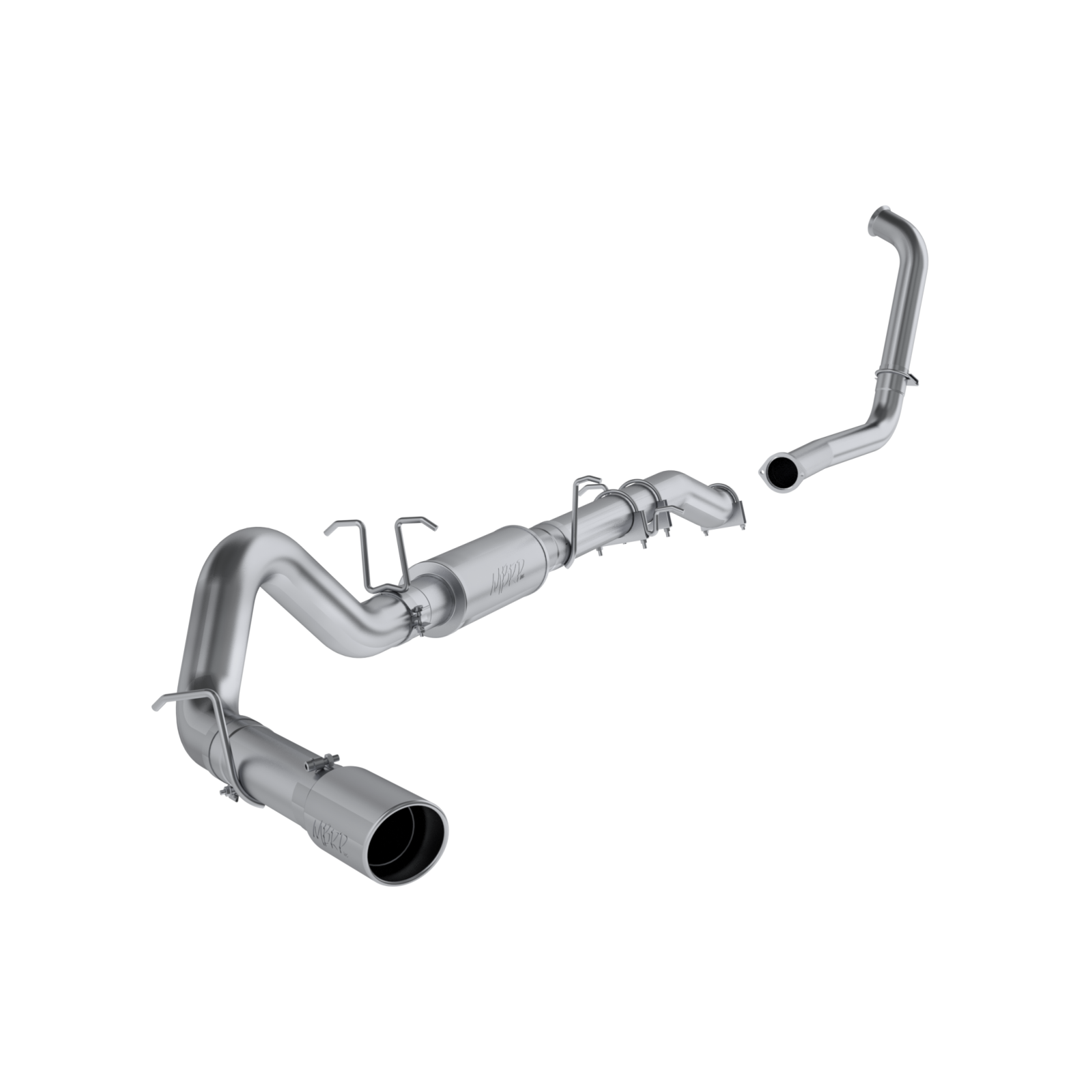 MBRP 4-Inch Turbo-Back Exhaust Single Side Armor Plus 6.0L Diesel 2003-2007 Ford F-250 Super Duty/F-350 Super Duty