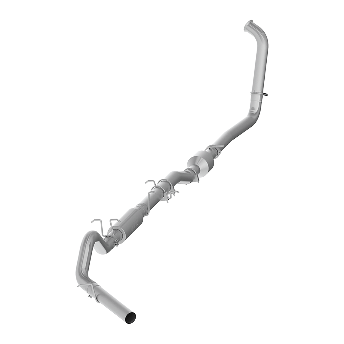 MBRP 4-Inch Turbo-Back Exhaust Single Side Armor Lite 6.0L Diesel 2003-2007 Ford F-250 Super Duty/F-350 Super Duty Performance Muffler