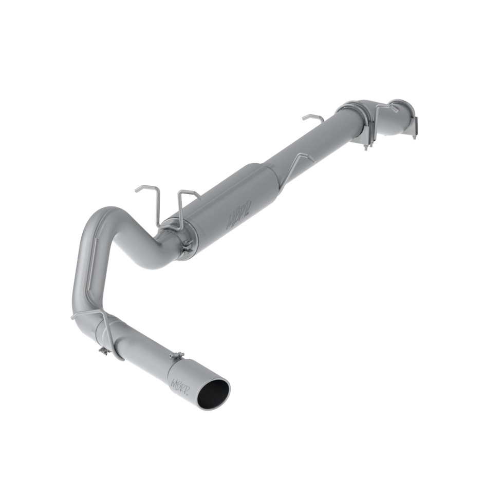 MBRP 4-Inch Cat-Back Exhaust Single Side Armor Lite 6.0L Powerstroke Diesel 2003-2007 Ford F-250 Super Duty/F-350 Super Duty Aluminized Steel