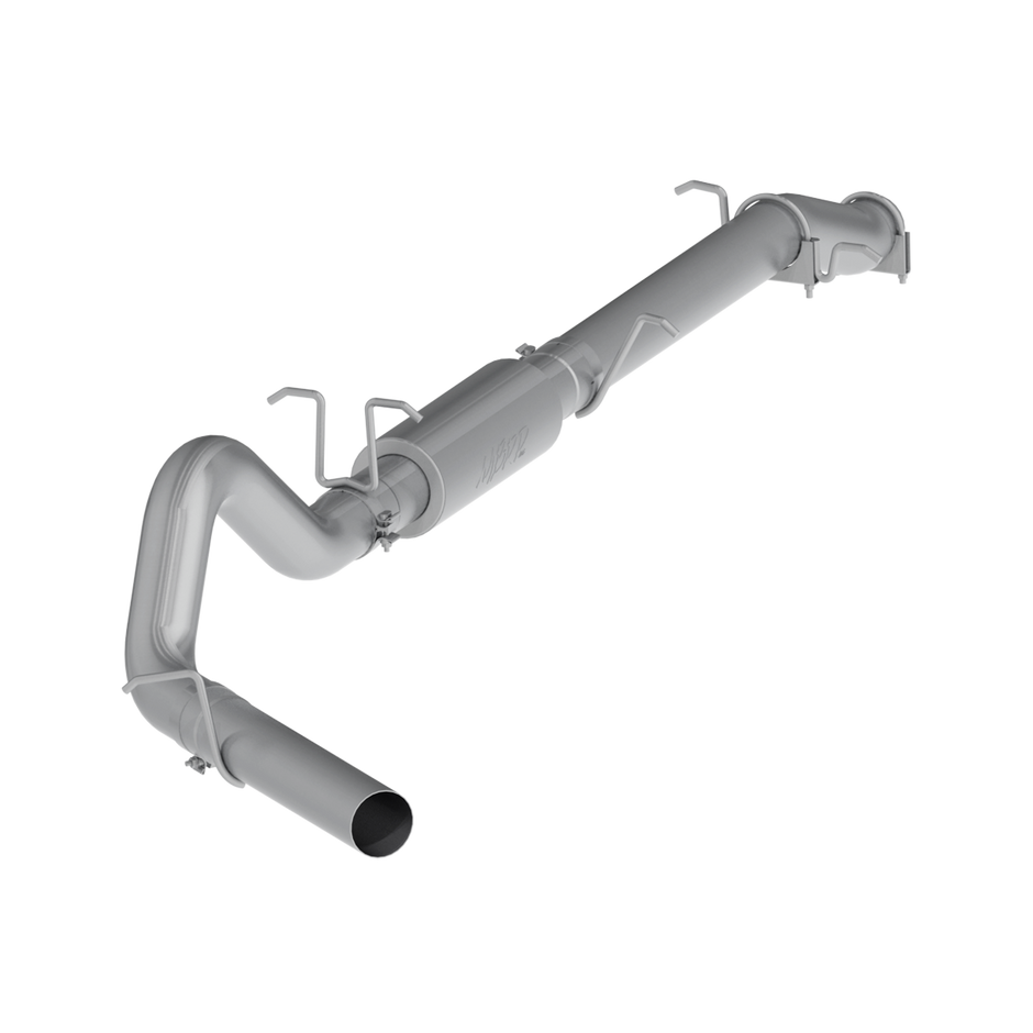 MBRP 4-Inch Cat-Back Exhaust Single Side Armor Lite 6.0L Powerstroke Diesel 2003-2007 Ford F-250 Super Duty/F-350 Super Duty Performance Muffler