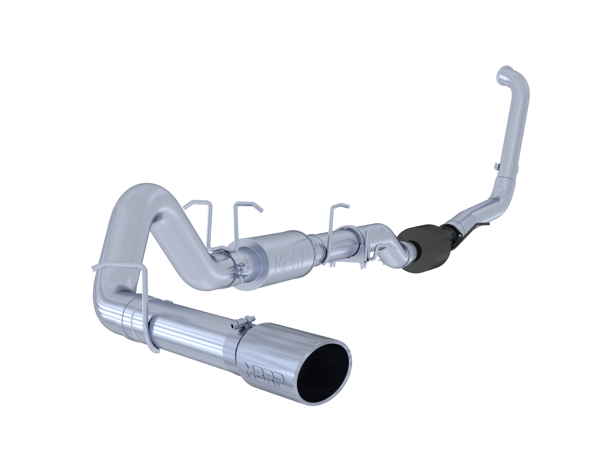 MBRP 4-Inch Turbo-Back Exhaust Single Side Exit Armor Lite 6.0L Diesel 2003-2007 Ford F-250 Super Duty/F-350 Super Duty Aluminized Steel Crew Cab, Extended Cab 5-Inch