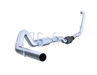 MBRP 4-Inch Turbo-Back Exhaust Single Side Exit Armor Lite 6.0L Diesel 2003-2007 Ford F-250 Super Duty/F-350 Super Duty Aluminized Steel Crew Cab, Extended Cab 4 Inch Turbo Back Single Side Exit Inch For 03-07 Ford F-250/350 6.0L, Extended Cab/Crew Cab
