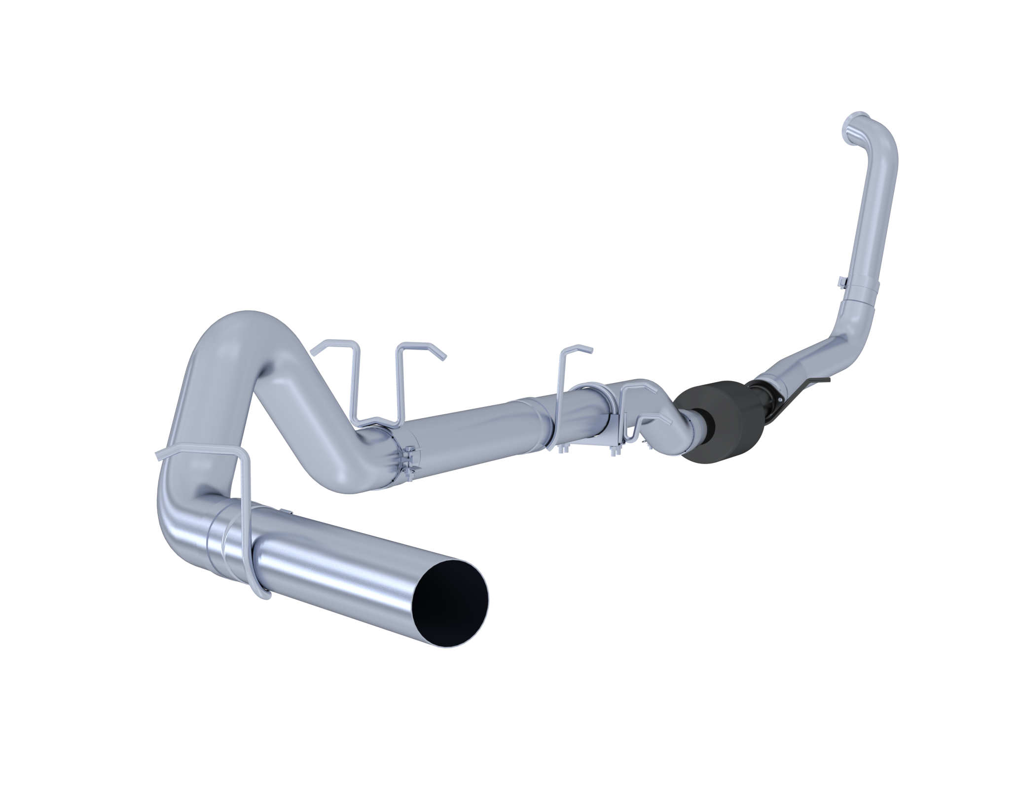 MBRP 4-Inch Turbo-Back Exhaust Single Side Exit Armor Plus 6.0L Diesel 2003-2007 Ford F-250 Super Duty/F-350 Super Duty T409 Stainless Steel Crew Cab, Extended Cab No Muffler