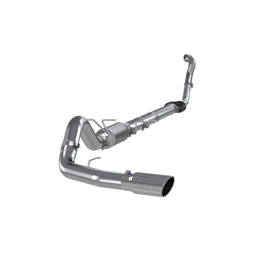 MBRP 4-Inch Turbo-Back Exhaust Single Side Exit Armor Plus 7.3L Powerstroke Diesel 1994-1996 Ford F-250; 1994-1997 Ford F-350; 1997 Ford F-250 HD T409 Stainless Steel