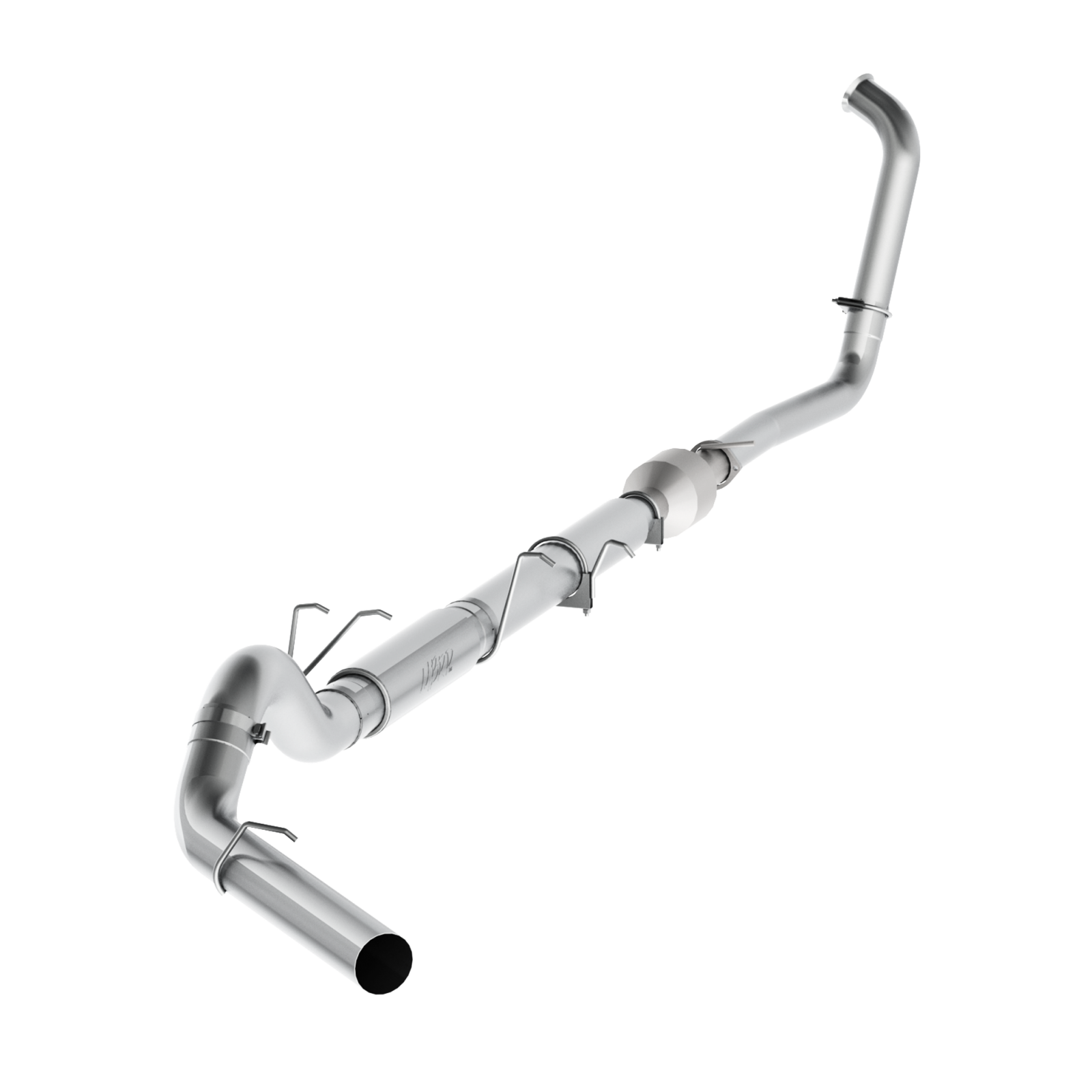 MBRP 5-Inch Turbo-Back Exhaust Single Side Exit Armor Lite 6.0L Powerstroke Diesel 2003-2007 Ford F-250 Super Duty/F-350 Super Duty Aluminized Steel