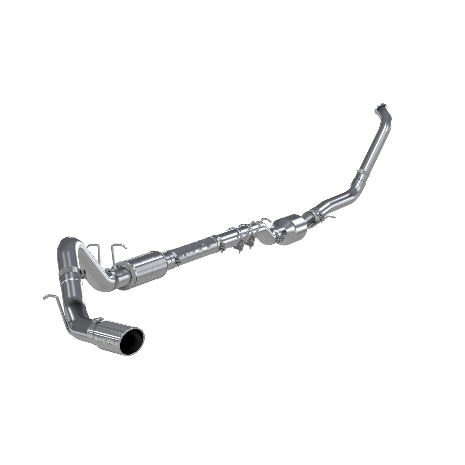 MBRP 4-Inch Turbo-Back Exhaust Single Side Exit Armor Plus 6.0L Diesel 2003-2007 Ford F-350 Super Duty/F-450 Super Duty/F-550 Super Duty
