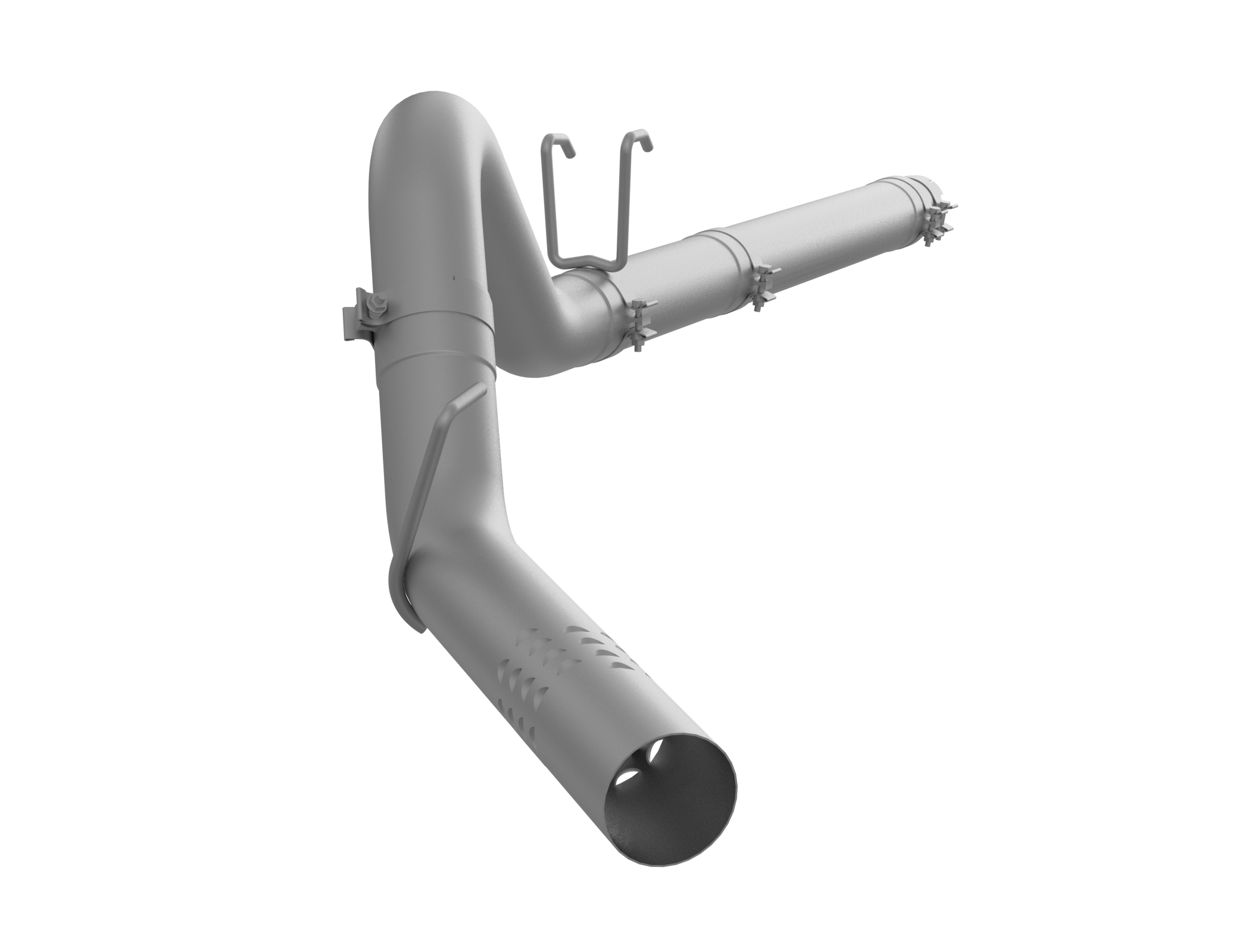 MBRP 4-Inch DPF-Back Exhaust Single Armor Plus 6.4L Diesel 2008-2010 Ford F-250 Super Duty/F-350 Super Duty/F-450 Super Duty