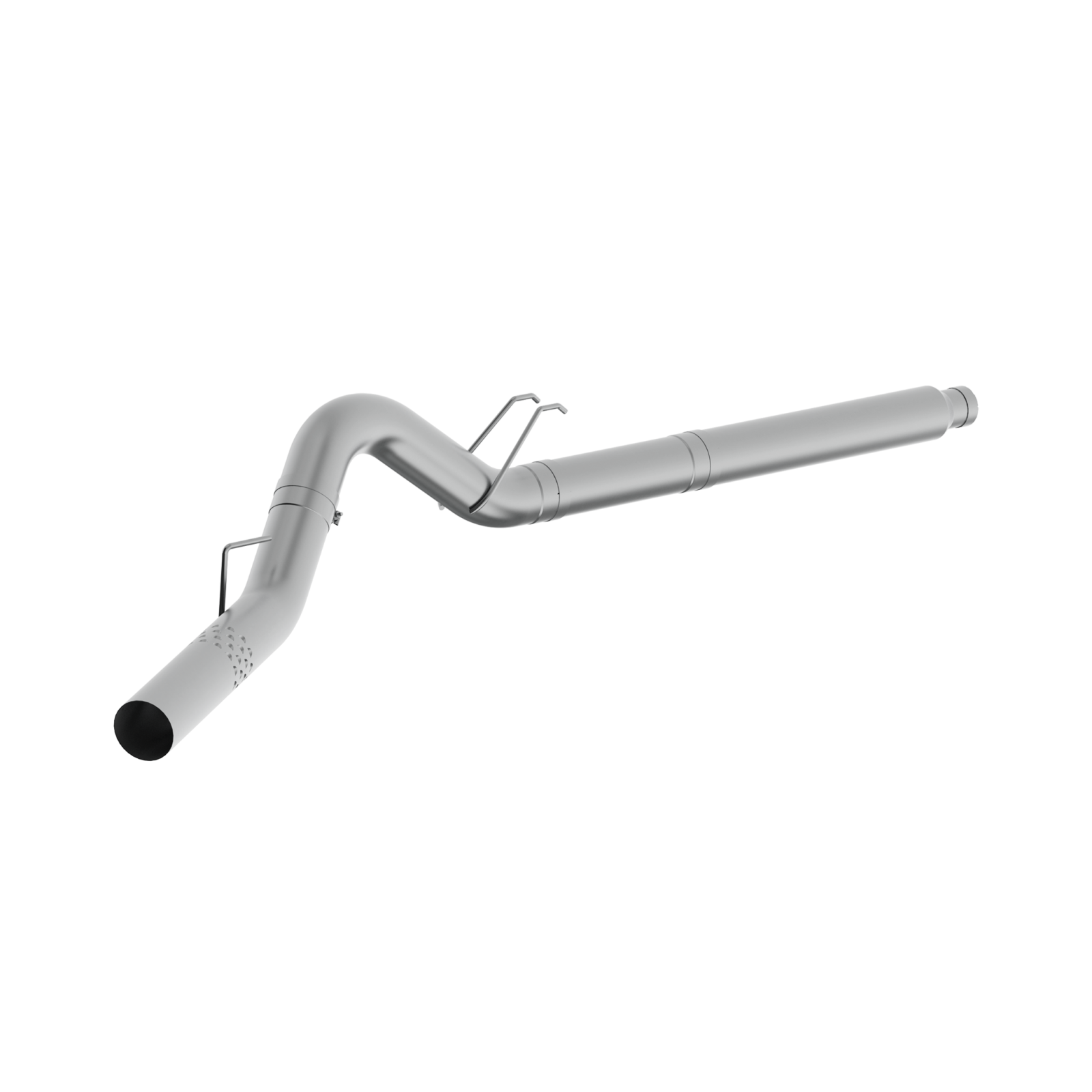 MBRP 5-Inch DPF-Back Exhaust Single Side Exit Armor Lite 6.4L Powerstroke Diesel 2008-2010 Ford F-250 Super Duty/F-350 Super Duty No Muffler