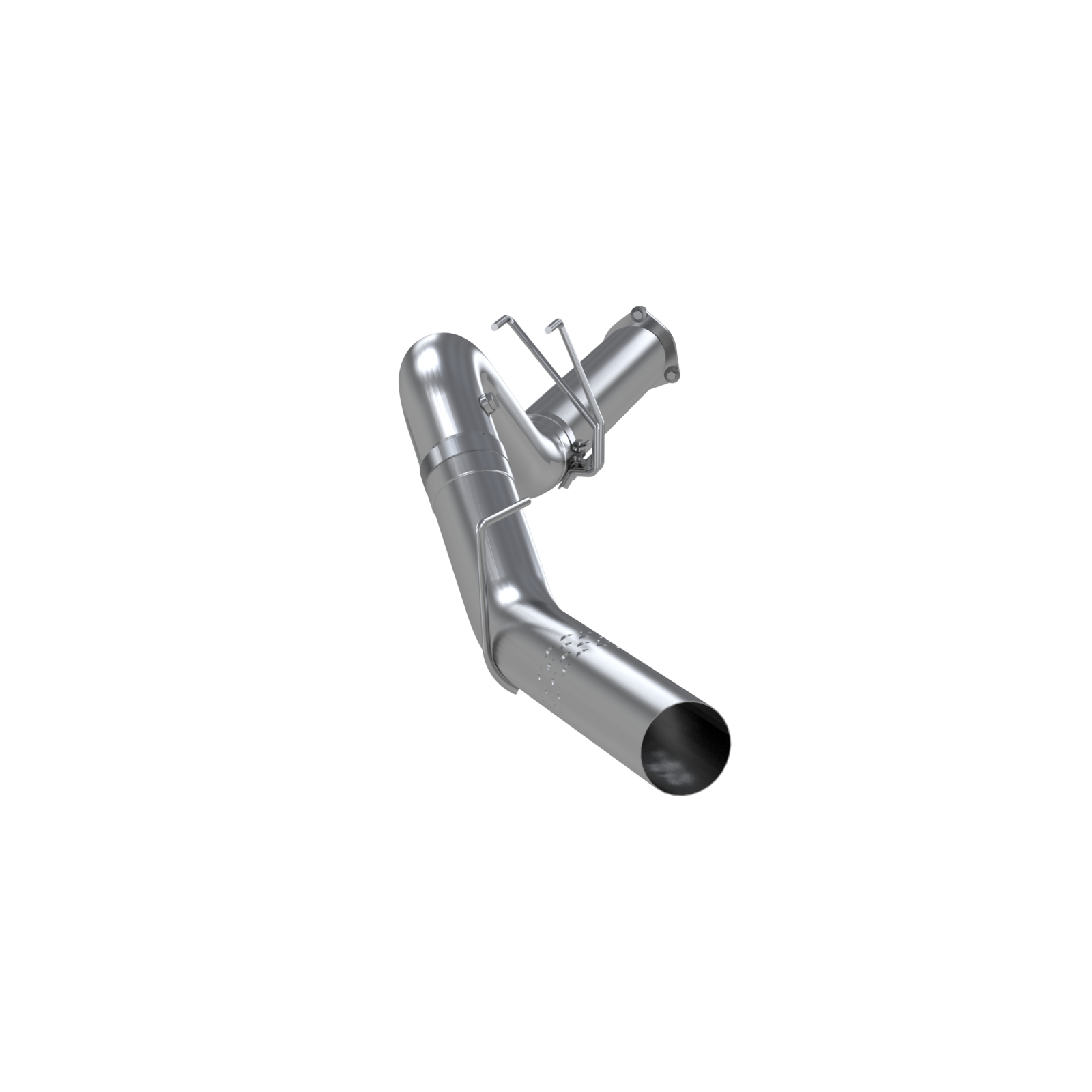MBRP 5-Inch DPF-Back Exhaust Single Side Exit Armor Lite 6.7L Powerstroke Diesel 2011-2016 Ford F-250 Super Duty/F-350 Super Duty/F-450 Super Duty Aluminized Steel No Muffler