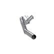 MBRP 5-Inch DPF-Back Exhaust Single Side Exit Armor Lite 6.7L Powerstroke Diesel 2011-2016 Ford F-250 Super Duty/F-350 Super Duty/F-450 Super Duty Aluminized Steel No Muffler