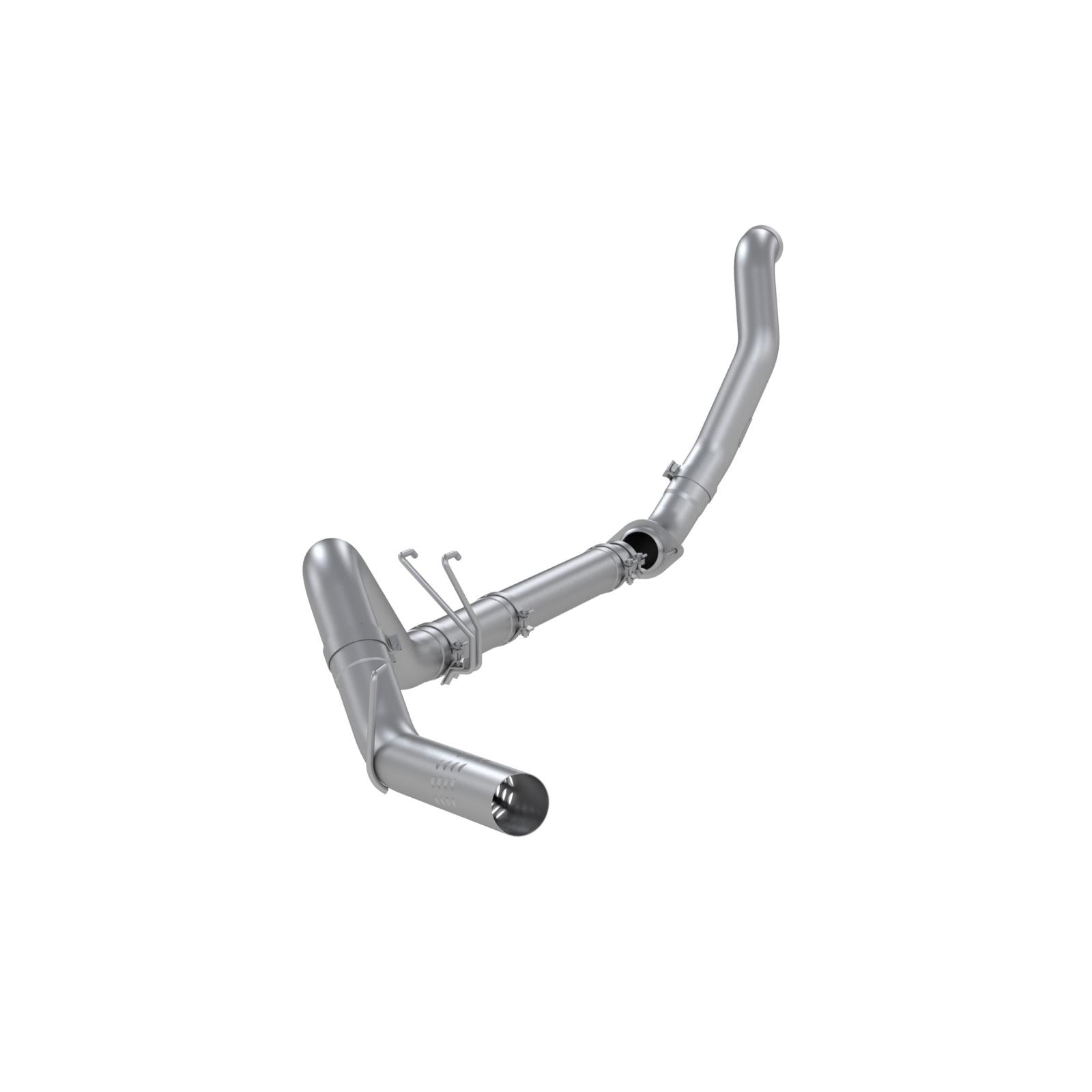 MBRP 4-Inch Downpipe Single Side Exit Armor Lite 6.4L Powerstroke Diesel 2008-2010 Ford F-250 Super Duty/F-350 Super Duty/F-450 Super Duty