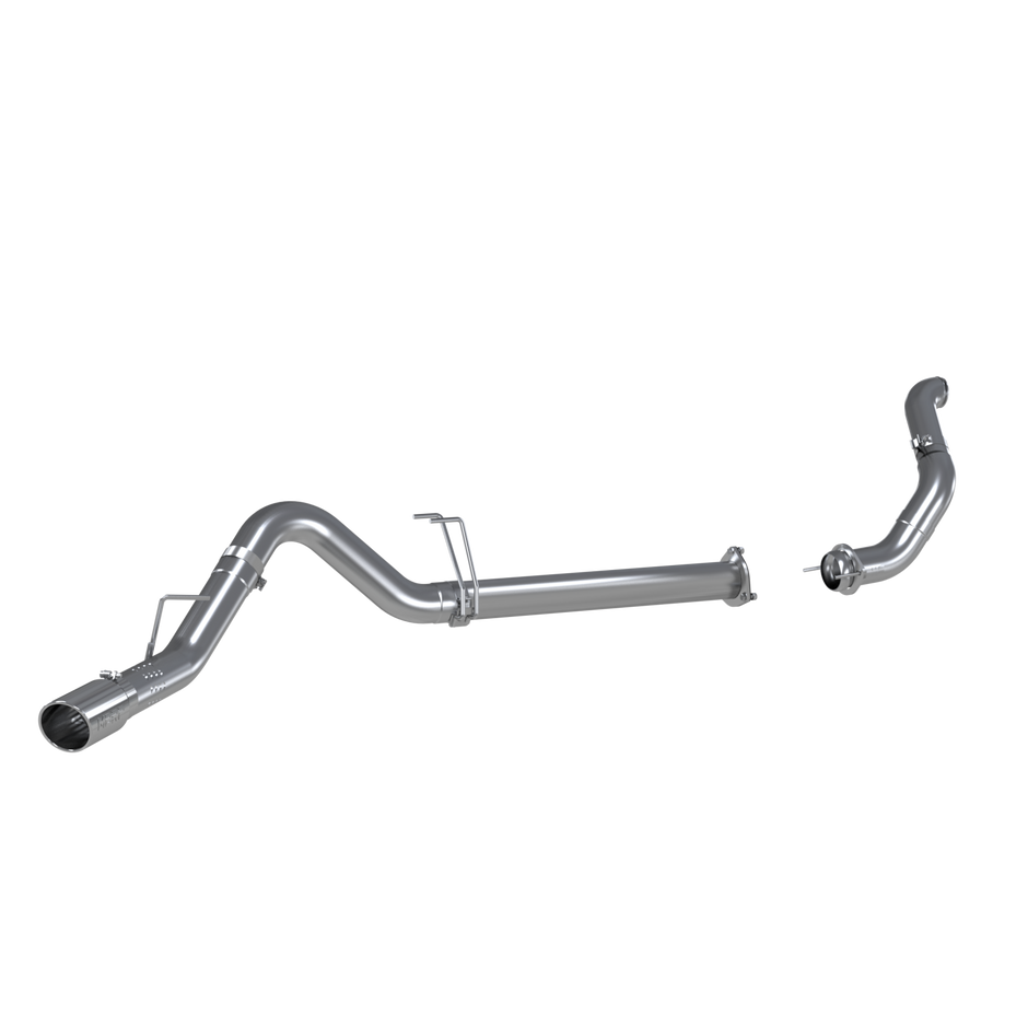 MBRP 4-Inch DPF-Back Exhaust Single Side Exit Armor Lite 6.7L Powerstroke Diesel 2011-2014 Ford F-250 Super Duty/F-350 Super Duty/F-450 Super Duty