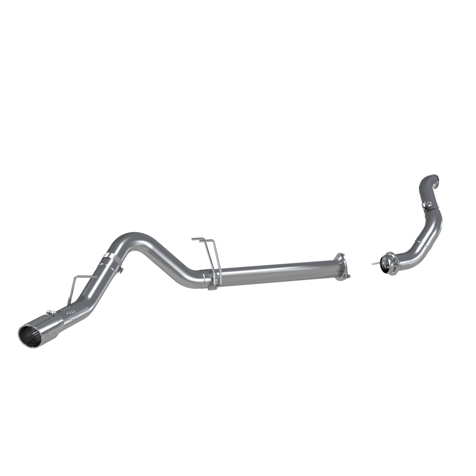MBRP 4-Inch DPF-Back Exhaust Single Side Exit Armor Lite 6.7L Powerstroke Diesel 2011-2014 Ford F-250 Super Duty/F-350 Super Duty/F-450 Super Duty
