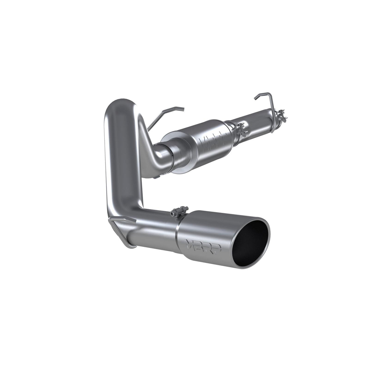 MBRP 4-Inch Cat-Back Exhaust Single Side Exit Armor Lite 6.0L Diesel 2004-2005 Ford E-350 Club Wagon; 2004-2007 Ford E-350 Super Duty