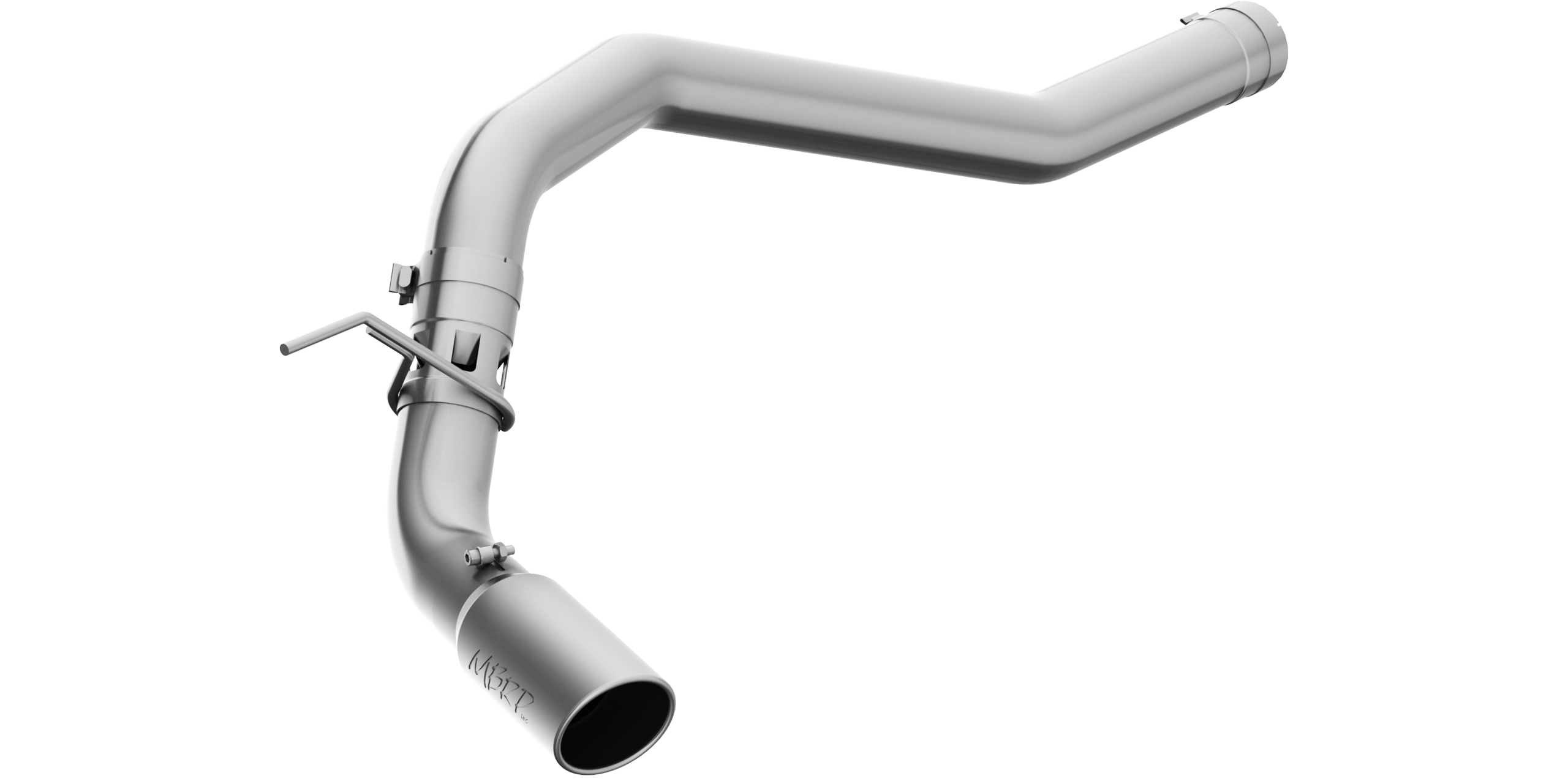 MBRP 4-Inch DPF-Back Exhaust Single Side Exit Armor Lite Diesel 2016-2019 Nissan Titan XD