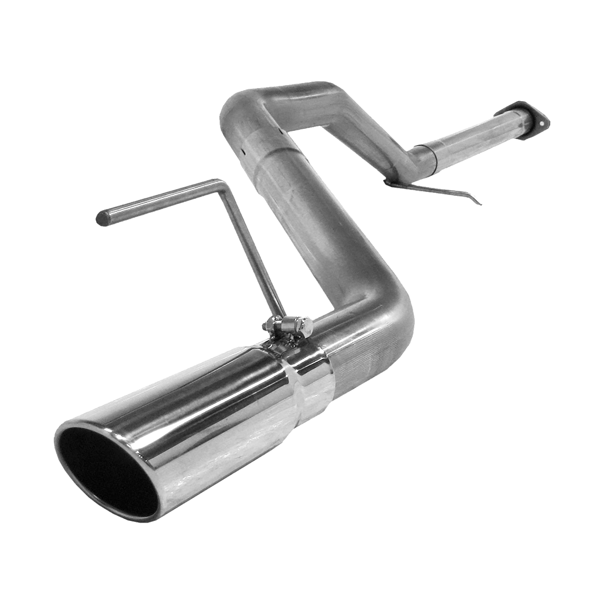 MBRP 3-Inch DPF-Back Exhaust Single Side Armor Plus 3.0L Diesel 2007-2009 Jeep Grand Cherokee