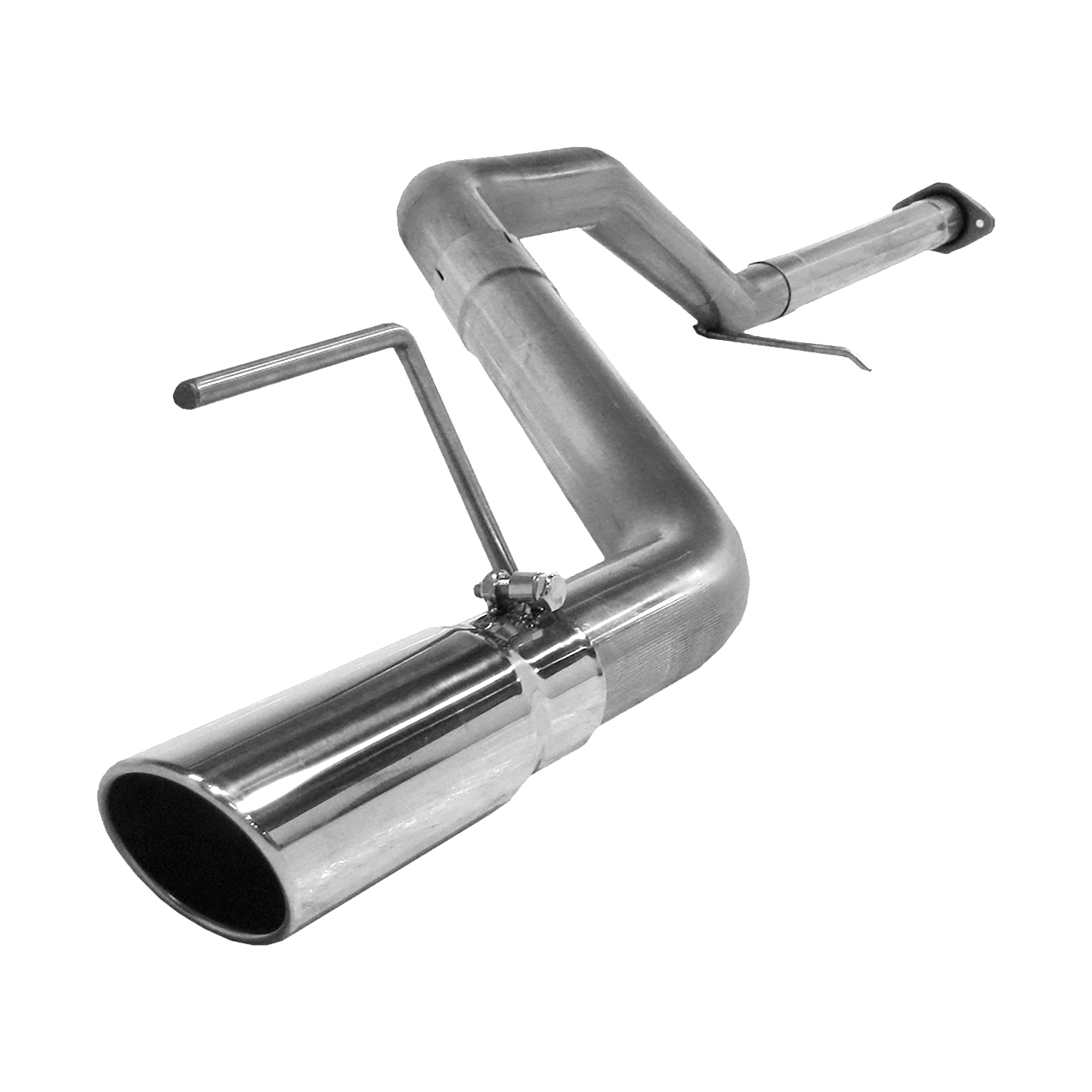 MBRP 3-Inch DPF-Back Exhaust Single Side Armor Plus 3.0L Diesel 2007-2009 Jeep Grand Cherokee