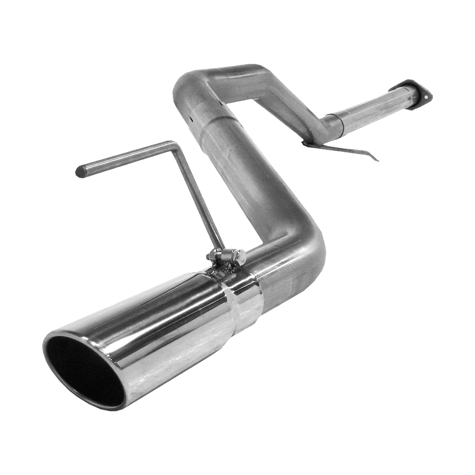 MBRP 3-Inch DPF-Back Exhaust Single Side Armor Plus 3.0L Diesel 2007-2009 Jeep Grand Cherokee