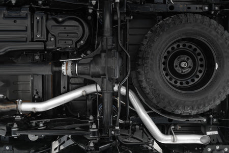 MBRP 3-Inch DPF-Back Exhaust Turn down Armor Plus 3.0L EcoDiesel 2021-2023 Jeep Gladiator