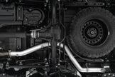 MBRP 3-Inch DPF-Back Exhaust Turn down Armor Plus 3.0L EcoDiesel 2021-2023 Jeep Gladiator