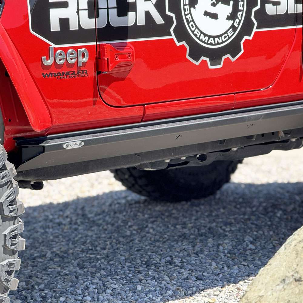 Rock Slide Engineering Deluxe Rock Rail Alloy Steel 2018-2025 Jeep Wrangler JL