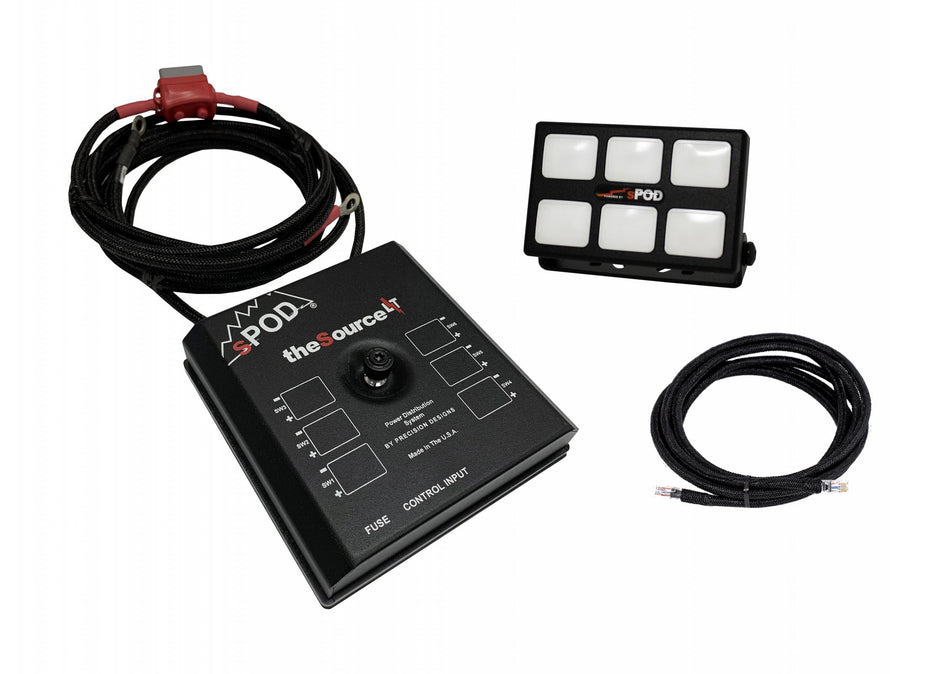 sPOD SourceLT w/ Mini6 & 36‑Inch Cables (Universal)