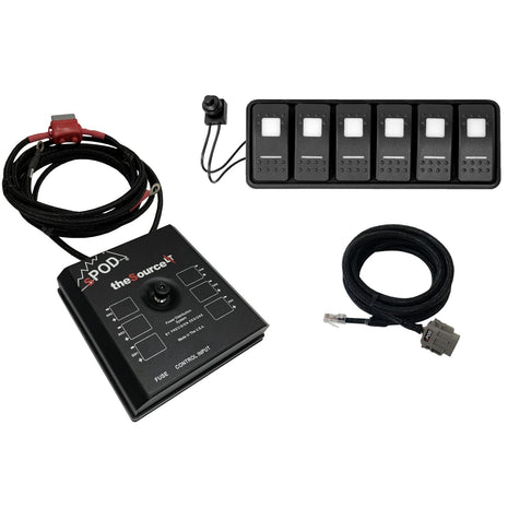 sPOD SourceLT Modular w/ Red LED & 84‑Inch Cables (Universal)