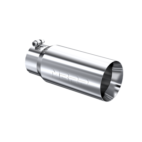 MBRP Exhaust Tip 4-Inch Inlet 5-Inch Outlet 12-Inch Length Dual Wall T304 Stainless Steel Universal Fit