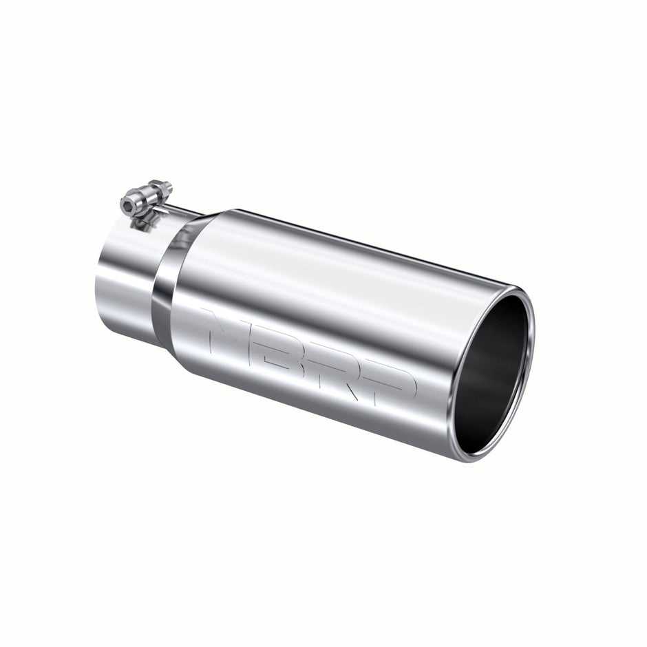 MBRP Exhaust Tip 4-Inch Inlet 5-Inch Outlet 12-Inch Length T304 Stainless Steel Universal Fit