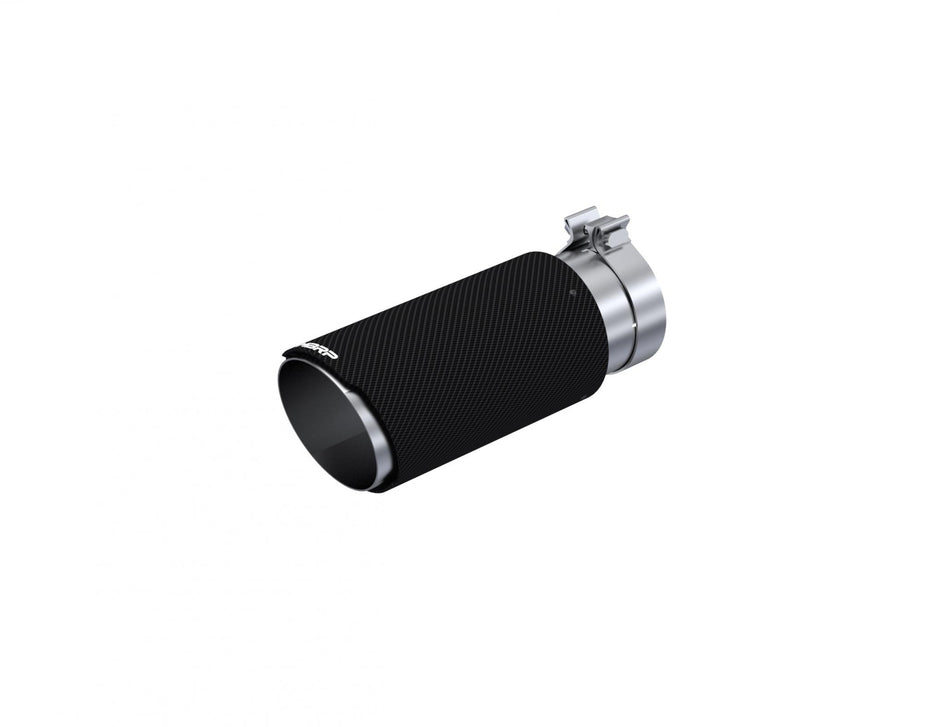 MBRP Exhaust Tip 4-Inch Inlet 5-Inch Outlet 12-Inch Length Angle Cut T304 Stainless Steel Universal Fit