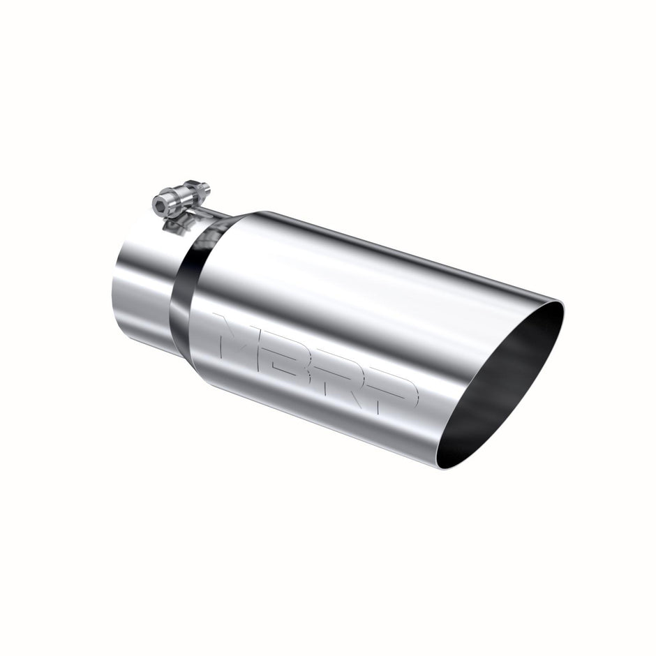MBRP Exhaust Tip 4-Inch Inlet 5-Inch Outlet 12-Inch Length Single Wall T304 Stainless Steel Universal Fit