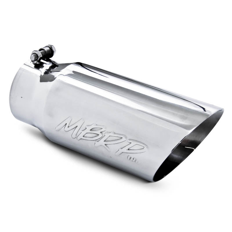 MBRP Exhaust Tip 4-Inch Inlet 5-Inch Outlet Dual Wall T304 Stainless Steel Universal Fit