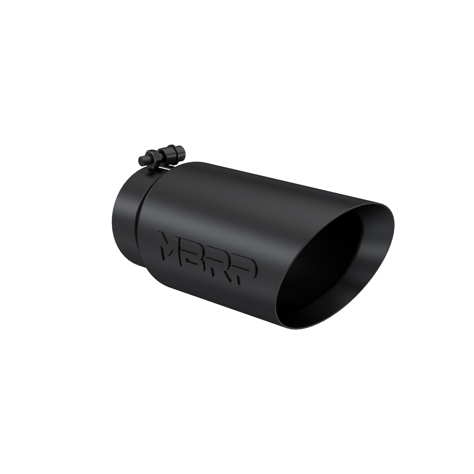 MBRP Exhaust Tip 4-Inch Inlet 5-Inch Outlet 12-Inch Length Dual Wall Black Coated Universal Fit