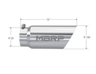 MBRP Exhaust Tip 4-Inch Inlet 5-Inch Outlet Dual Wall T304 Stainless Steel Universal Fit