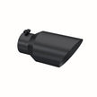 MBRP Exhaust Tip 4-Inch Inlet 6-Inch Outlet 12-Inch Length Dual Wall Black Coated Universal Fit