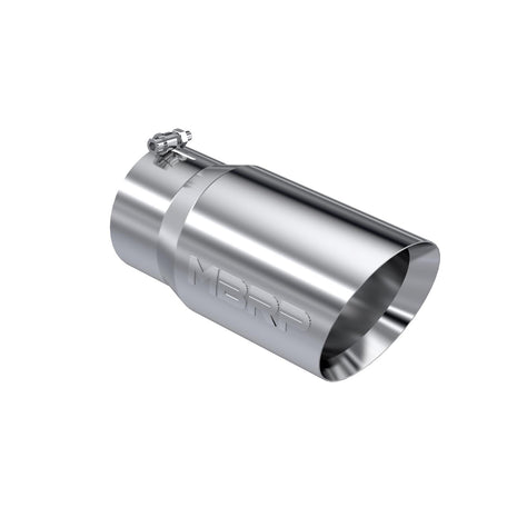 MBRP Exhaust Tip 5-Inch Inlet 6-Inch Outlet 12-Inch Length Dual Wall T304 Stainless Steel Universal Fit