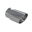 MBRP Exhaust Tip 5-Inch Inlet 6-Inch Outlet Rolled End T304 Stainless Steel Universal Fit Armor Pro Mirror Polished Exhaust Tail Pipe Tip 6 Inch O.D. Angled Rolled End 5 Inch Inlet 12 Inch Length T304 Stainless Steel
