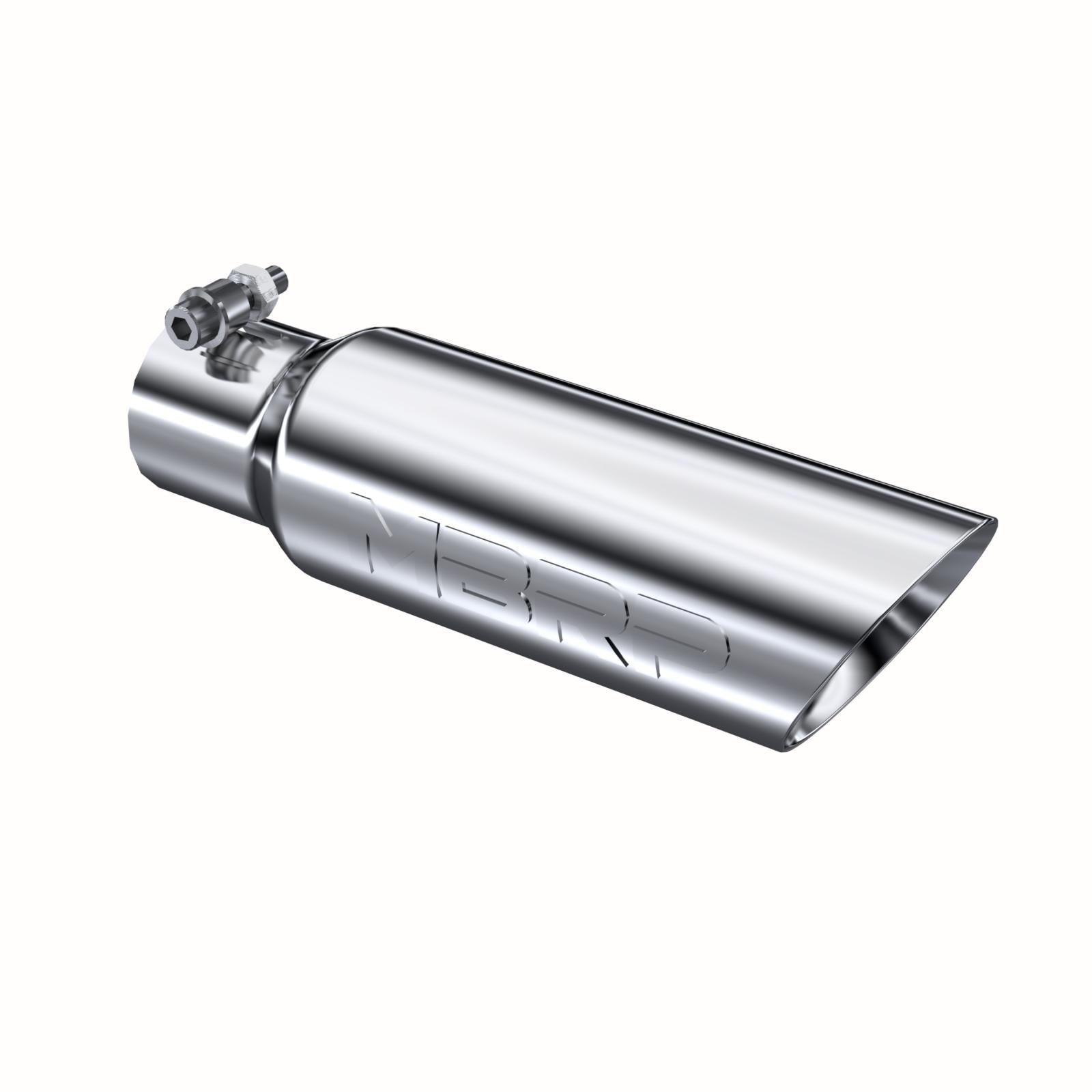 MBRP Exhaust Tip 2.5-Inch Inlet 3.5-Inch Outlet Dual Wall T304 Stainless Steel Universal Fit