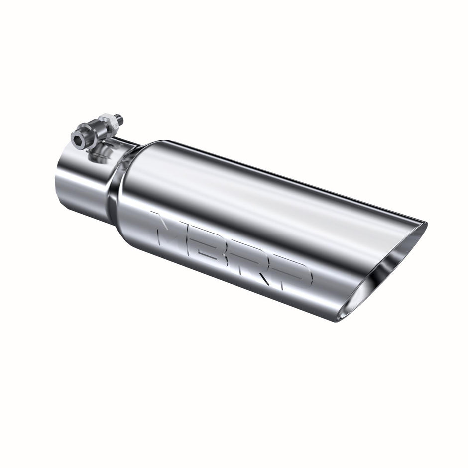 MBRP Exhaust Tip 2.5-Inch Inlet 3.5-Inch Outlet Dual Wall T304 Stainless Steel Universal Fit