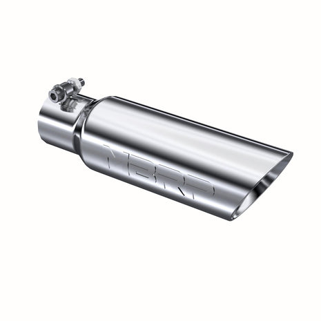 MBRP Exhaust Tip 2.5-Inch Inlet 3.5-Inch Outlet Dual Wall T304 Stainless Steel Universal Fit