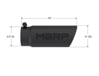 MBRP Exhaust Tip 3.5-Inch Inlet 4-Inch Outlet Universal Fit