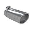 MBRP Exhaust Tip 3.5-Inch Inlet 4-Inch Outlet Rolled End T304 Stainless Steel Universal Fit