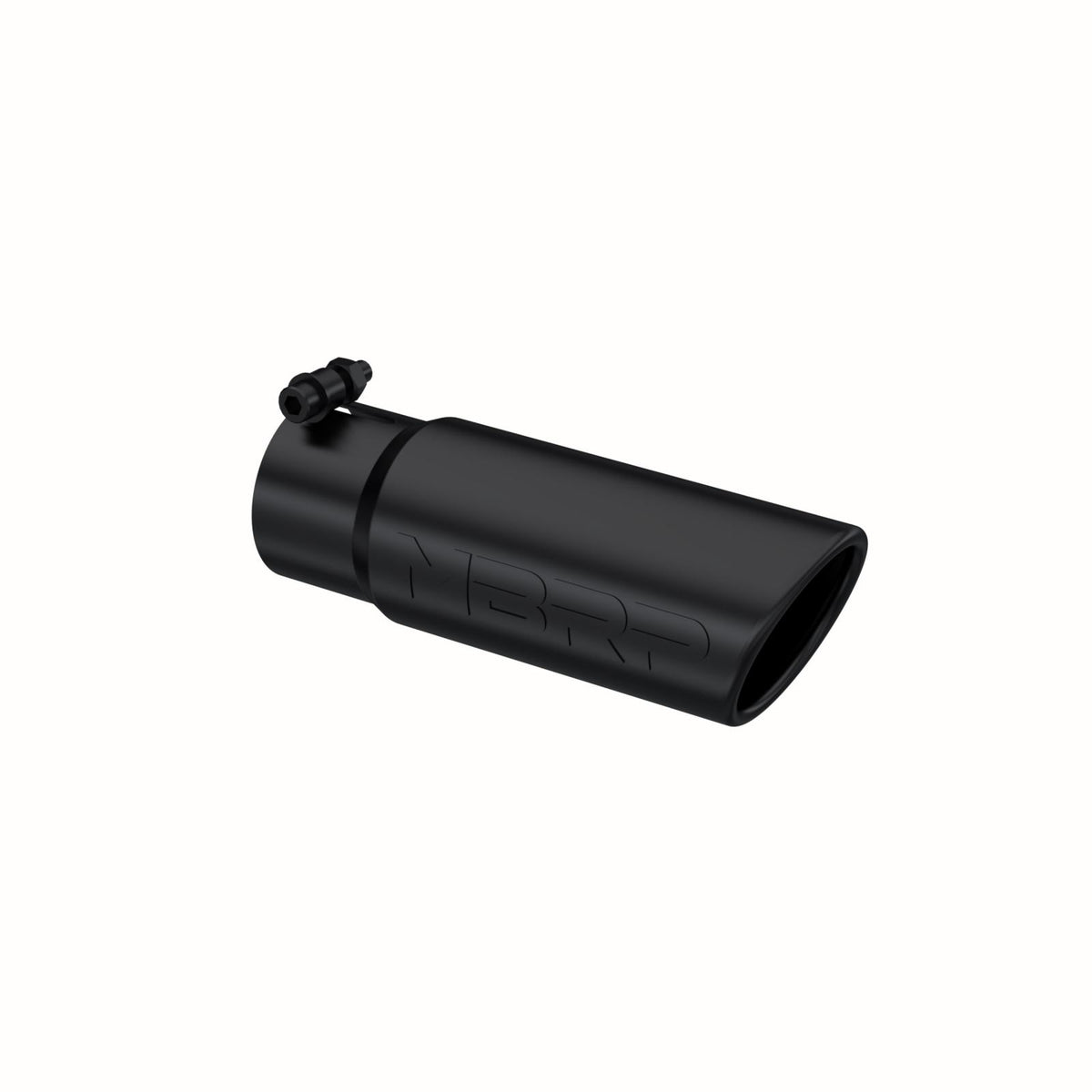 MBRP Exhaust Tip 3-Inch Inlet 3.5-Inch Outlet Rolled End T304 Stainless Steel Universal Fit Armor Black