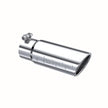 MBRP Exhaust Tip 3-Inch Inlet 3.5-Inch Outlet Rolled End T304 Stainless Steel Universal Fit Armor Pro Mirror Polished Exhaust Tip 3 1/2 Inch O.D. Angled Rolled End 3 Inch Inlet 10 Inch Length T304 Stainless Steel