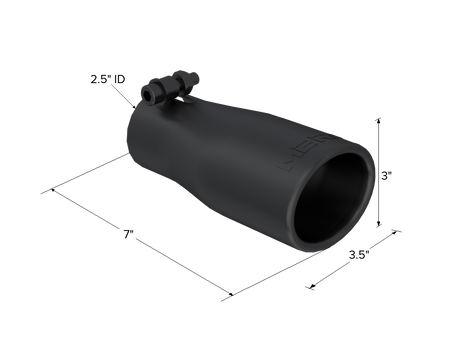 MBRP Exhaust Tip 2.5-Inch Inlet 3.75-Inch Outlet Universal Fit
