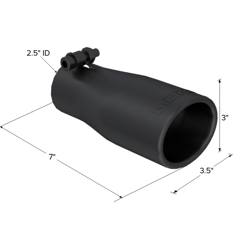 MBRP Exhaust Tip 2.5-Inch Inlet 3.75-Inch Outlet Universal Fit