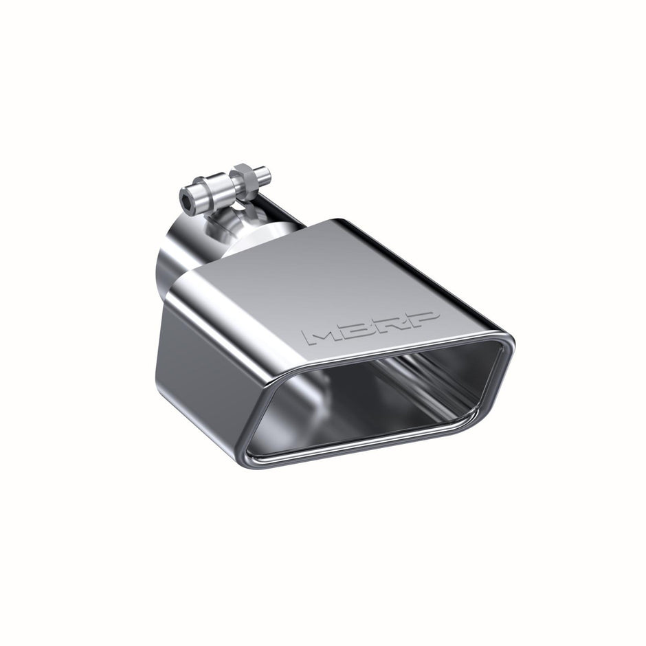 MBRP Exhaust Tip 3-Inch Inlet 4.75-Inch Outlet T304 Stainless Steel Universal Fit Armor Pro Mirror Polished Driver Side