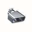 MBRP Exhaust Tip 3-Inch Inlet 4.75-Inch Outlet T304 Stainless Steel Universal Fit Armor Pro Mirror Polished Driver Side