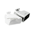 MBRP Exhaust Tip 3-Inch Inlet 4.75-Inch Outlet T304 Stainless Steel Universal Fit Armor Pro Mirror Polished Passenger Side