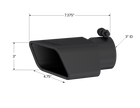 MBRP Exhaust Tip 3-Inch Inlet 7.375-Inch Outlet Universal Fit